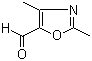 2,4-二甲基恶唑-5-甲醛分子结构 (CAS 69062-86-8)