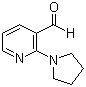 2-(1-吡咯烷基)吡啶-3-甲醛分子结构 (CAS 690632-39-4)