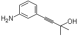 4-(3-Aminophenyl)-2-methyl-3-butyn-2-ol molecular structure (CAS 69088-96-6)