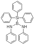 N,N'-Diphenyl-1-(triphenylsilyl)boranediamine molecular structure (CAS 6918-06-5)