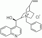 N-Benzylcinchonidinium chloride molecular structure (CAS 69257-04-1)
