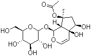 乙酰哈巴苷分子结构 (CAS 6926-14-3)