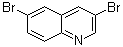 structure of CAS# 69268-39-9, 3,6-Dibromoquinoline