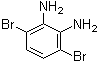 结构式 CAS# 69272-50-0, 3,6-二溴-1,2-苯二胺