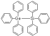 三苯基(三苯基锗烷基)硅烷分子结构 (CAS 6928-69-4)