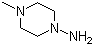 1-氨基-4-甲基哌嗪分子结构 (CAS 6928-85-4)