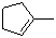 1-Methylcyclopentene molecular structure (CAS 693-89-0)