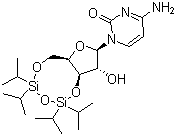 (+)-3',5'-O-(1,1,3,3-Tetraisopropyl-1,3-disiloxanediyl)cytidine molecular structure (CAS 69304-42-3)