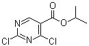 1-Methylethyl 2,4-dichloropyrimidine-5-carboxylate molecular structure (CAS 69312-43-2)