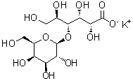 Potassium D-lactobionate molecular structure (CAS 69313-67-3)