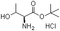 结构式 CAS# 69320-90-7, L-苏氨酸叔丁基酯盐酸盐