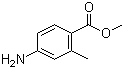 结构式 CAS# 6933-47-7, 4-氨基-2-甲基苯甲酸甲酯