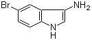 5-Bromo-1H-indol-3-amine molecular structure (CAS 69343-99-3)