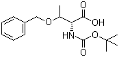 Boc-O-苄基-D-苏氨酸分子结构 (CAS 69355-99-3)