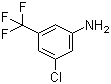 structure of CAS# 69411-05-8, 3-Amino-5-chlorobenzotrifloride;3-Chloro-5-trifluoromethylaniline