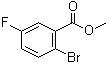 structure of CAS# 6942-39-8, 2-Bromo-5-fluorobenzoic acid methyl ester;Methyl 6-bromo-3-fluorobenzoate; NSC 57466