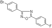 3-(4-Bromophenyl)-5-(4-fluorophenyl)-1,2,4-oxadiazole molecular structure (CAS 694521-68-1)