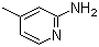structure of CAS# 695-34-1, 2-Amino-4-picoline;2-Amino-4-methylpyridine; 4-Methylpyridin-2-amine