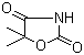 5,5-二甲基噁唑烷-2,4-二酮分子结构 (CAS 695-53-4)