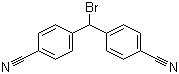 4,4'-(1-Bromomethyl)bisbenzonitrile molecular structure (CAS 69545-39-7)