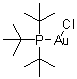 Tri-tert-butylphosphinegold chloride molecular structure (CAS 69550-28-3)