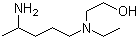 structure of CAS# 69559-11-1, 5-(N-Ethyl-N-2-hydroxyethylamino)-2-pentylamine;2-(4-Aminopentyl(ethyl)amino)ethanol