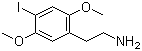 4-碘-2,5-二甲氧基苯乙胺分子结构 (CAS 69587-11-7)