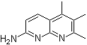 2-氨基-5,6,7-三甲基-1,8-萘啶分子结构 (CAS 69587-84-4)
