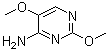 2,5-二甲氧基嘧啶-4-胺分子结构 (CAS 6960-17-4)