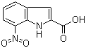 7-Nitroindole-2-carboxylic acid molecular structure (CAS 6960-45-8)