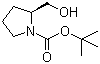 (S)-(-)-1-Boc-2-pyrrolidinemethanol molecular structure (CAS 69610-40-8)