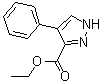 4-Phenyl-1H-pyrazole-3-carboxylic acid ethyl ester molecular structure (CAS 6963-62-8)