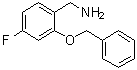 4-Fluoro-2-(phenylmethoxy)benzenemethanamine molecular structure (CAS 696589-05-6)