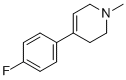 结构式 CAS# 69675-10-1, 4-(4-氟苯基)-1-甲基-1,2,3,6-四氢吡啶