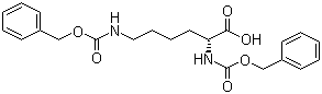 structure of CAS# 69677-02-7, N,N'-Dibenzyloxycarbonyl-D-lysine