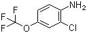 结构式 CAS# 69695-61-0, 2-氯-4-三氟甲氧基苯胺