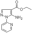 结构式 CAS# 69722-29-8, 5-氨基-1-(吡啶-2-基)-1H-吡唑-4-甲酸乙酯