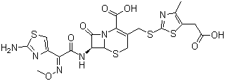 Cefodizime molecular structure (CAS 69739-16-8)