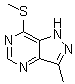 3-甲基-7-(甲硫基)吡唑并[4,3-d]嘧啶分子结构 (CAS 6974-02-3)