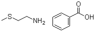 2-(Methylthio)ethanamine benzoate molecular structure (CAS 6976-16-5)