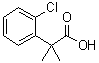 2-(2-Chlorophenyl)-2-methylpropionic acid molecular structure (CAS 69849-06-5)