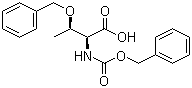 structure of CAS# 69863-36-1, N-Cbz-O-Benzyl-L-threonine;N-[(Benzyloxy)carbonyl]-O-benzyl-L-threonine; Z-Thr(Bzl)-OH