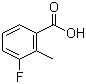 3-氟-2-甲基苯甲酸分子结构 (CAS 699-90-1)