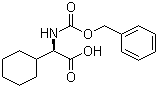 结构式 CAS# 69901-85-5, (R)-alpha-[[苄氧羰基]氨基]环己烷乙酸