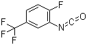 2-Fluoro-5-(trifluoromethyl)phenyl isocyanate molecular structure (CAS 69922-27-6)