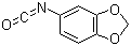 3,4-(Methylenedioxy)phenyl isocyanate molecular structure (CAS 69922-28-7)