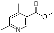 4,6-二甲基-3-吡啶羧酸甲酯分子结构 (CAS 69971-44-4)
