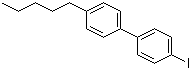 4-戊基-4'-碘联苯分子结构 (CAS 69971-79-5)