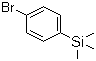 结构式 CAS# 6999-03-7, 1-溴-4-三甲基硅基苯; 1-溴-4-(三甲基硅基)苯