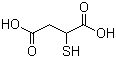 structure of CAS# 70-49-5, Mercaptosuccinic acid;Thiomalic acid